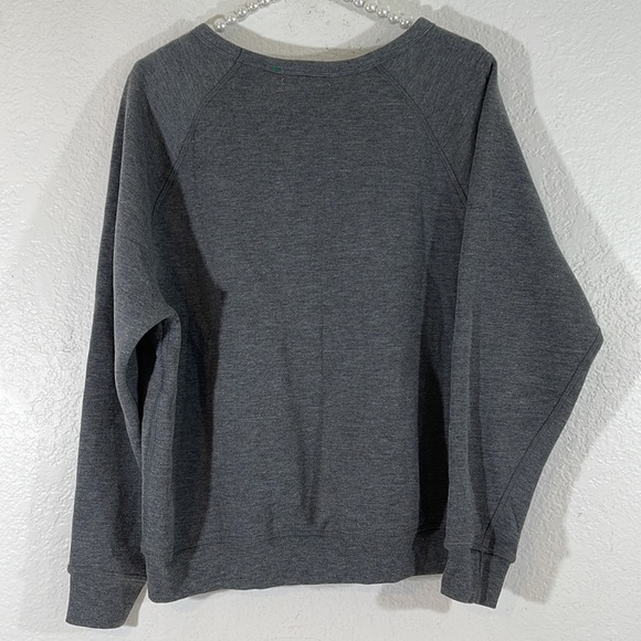 GRAYSON THREADS Good Vibes Graphic Sweatshirt Long Sleeve Gray Sweater Size M - Picture 3 of 5